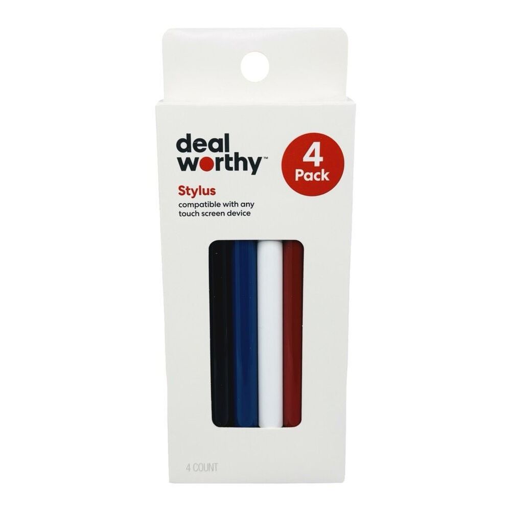 Deal Worthy 4-Pack Stylus - Touch Screen Device Compatible